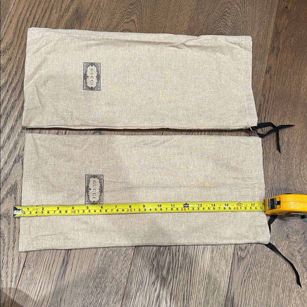 Gucci shoe bags 
Beige 8x17 inches